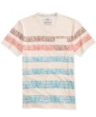 American Rag Men's Cobblestone Stripe-print V-neck Pocket T-shirt, Only At Macy's
