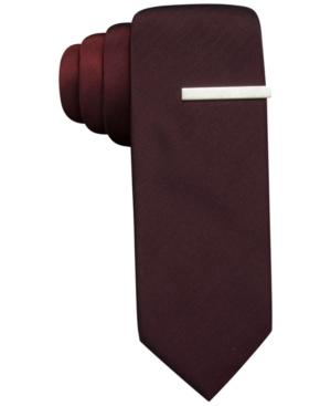 Alfani Red Exploded Panel Skinny Tie, Only At Macy's