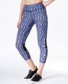Calvin Klein Performance Logo Space-dyed Capri Leggings