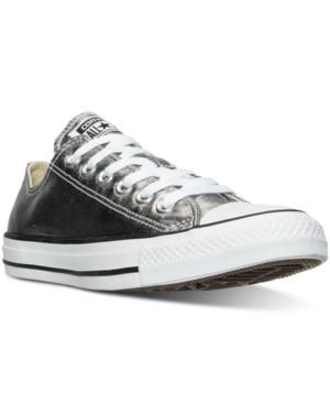 Converse Women's Chuck Taylor Ox Metallic Leather Casual Sneakers From Finish Line