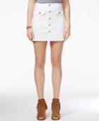 Celebrity Pink Juniors' Button-front Cargo Denim Skirt