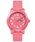 Lacoste Kids' 12.12 Pink Silicone Strap Watch 32mm