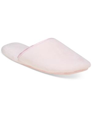 Charter Club Microvelour Scuff Memory Foam Slippers, Only At Macy's
