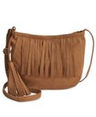 American Rag Faux-suede Fringe Crossbody, Only At Macy's