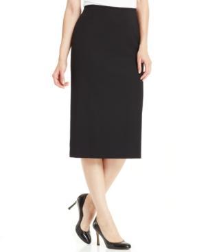 Tahari Asl Midi Column Skirt