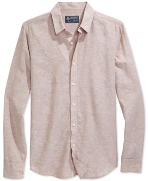 American Rag Men's Long-sleeve Linen Shirt, Only At Macy's