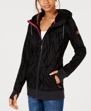 Roxy Juniors' Frost Printed Zip-up Hoodie Jacket