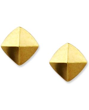 Vince Camuto Earrings, Gold-tone Pyramid Stud Earrings