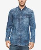 Calvin Klein Jeans Men's Blue Granite Shirt