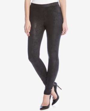 Karen Kane Coated Pull-on Skinny Pants