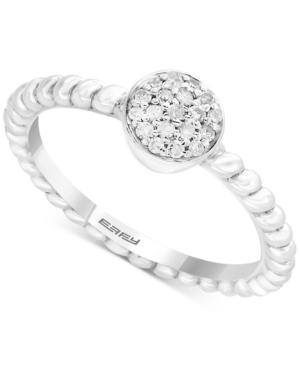 Effy Kidz Children's Diamond Accent Round Cluster Ring In Sterling Silver
