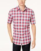 Tommy Hilfiger Men's Boris Plaid Custom Fit Shirt
