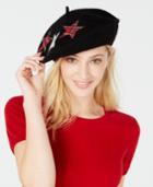 Charter Club Plaid Stars Wool Beret, Created For Macy's