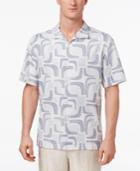 Tommy Bahama Men's 100% Silk Miles Of Tiles Shirt