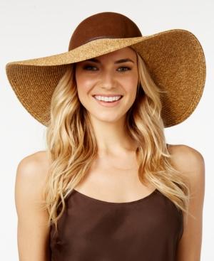 Nine West Mixed Media Super Floppy Hat
