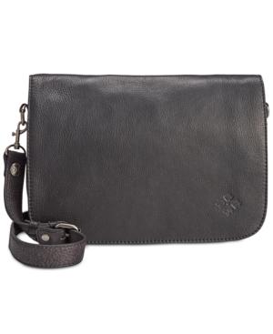 Patricia Nash Vito Smooth Leather Flap Crossbody