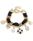 Charter Club Gold-tone Imitation Pearl Charm Bracelet, Only At Macy's