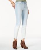 Jessica Simpson Juniors' Ombre Step-hem Skinny Jeans