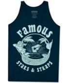 Famous Stars And Straps Men's Mermaid Graphic-print Logo Cotton Tank