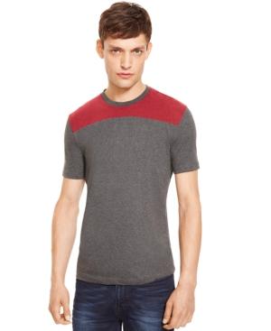 Kenneth Cole New York Colorblocked Crew-neck T-shirt