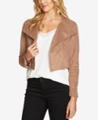 1.state Cropped Faux-suede Jacket