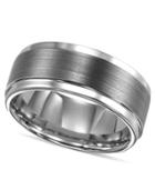 Triton Men's Ring, Tungsten Carbide Comfort Fit Wedding Band 9mm Band (size 8-15)