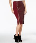 Guess Candra Faux-leather High-waist Pencil Skirt
