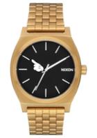 Nixon Men's Time Teller Mickey Gold-tone Stainless Steel Bracelet Watch 37mm