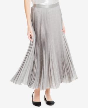Max Studio London Pleated Metallic Skirt, Created For Macy's