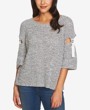 1.state Cutout-sleeve Sweater