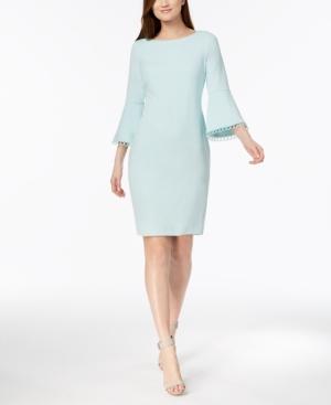 Calvin Klein Bell-sleeve Sheath Dress, Regular & Petite