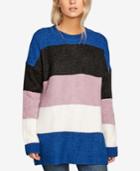 Volcom Juniors' Fuzz Buster Colorblocked Sweater