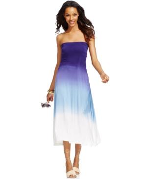 Raviya Convertible Dip-dye Dress Cover Up