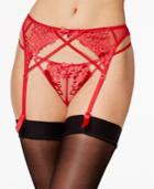 L'agent By Agent Provocateur Odessa Embroidered Suspenders L106-45