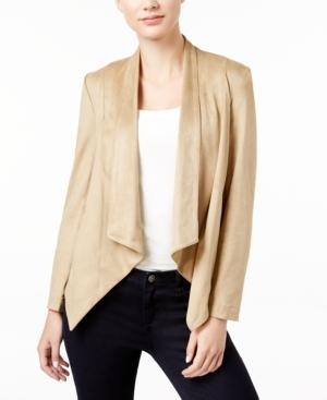 Calvin Klein Jeans Faux-suede Draped Jacket