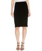 R & M Richards Shutter-pleat Pencil Skirt