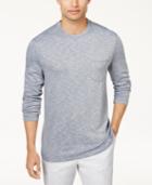 Tasso Elba Men's Performance Upf Protection Long-sleeve T-shirt, Created For Macy's