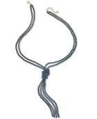 Charter Club Colored Imitation Pearl Knotted Lariat Necklace, 28 + 2 Extender, Created For Macy's
