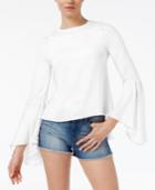 Endless Rose Pleated Bell-sleeve Top