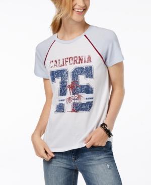 Rebellious One Juniors' Cotton California Graphic T-shirt