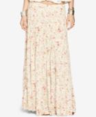 Denim & Supply Ralph Lauren Tiered Floral-print Maxiskirt