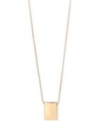Kenneth Cole New York Long Rectangle Pendant Necklace
