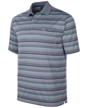 Greg Norman For Tasso Elba Men's Birdseye Multi-stripe Performance Pocket Polo, Only At Macy's