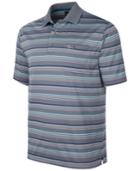 Greg Norman For Tasso Elba Men's Birdseye Multi-stripe Performance Pocket Polo, Only At Macy's