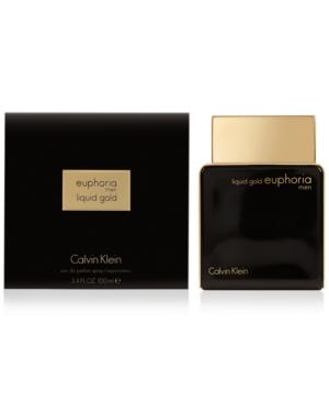 New! Calvin Klein Euphoria For Men Liquid Gold Eau De Parfum, 3.4 Oz, Only At Macy's