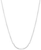 Kenneth Cole New York Curved Pave Bar Collar Necklace