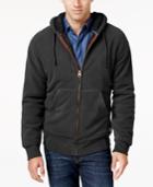 Weatherproof Vintage Men's Faux Sherpa-lined Hoodie, Classic Fit