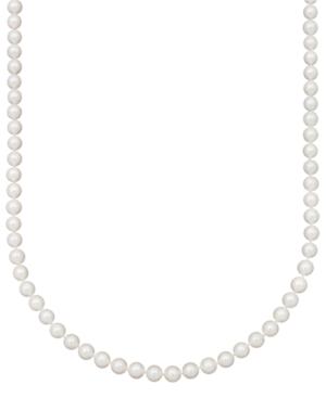 "belle De Mer Pearl Necklace, 22"" 14k Gold A+ Akoya Cultured Pearl Strand (7-7-1/2mm)"