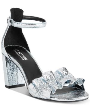 Kenneth Cole Reaction Women's Rise Ruffle Block-heel Sandals Women's Shoes