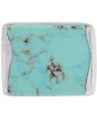 Robert Lee Morris Soho Silver-tone Blue Stone Ring